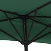 vidaXL Garden Parasol Green Polyester fabric and aluminium frame Large