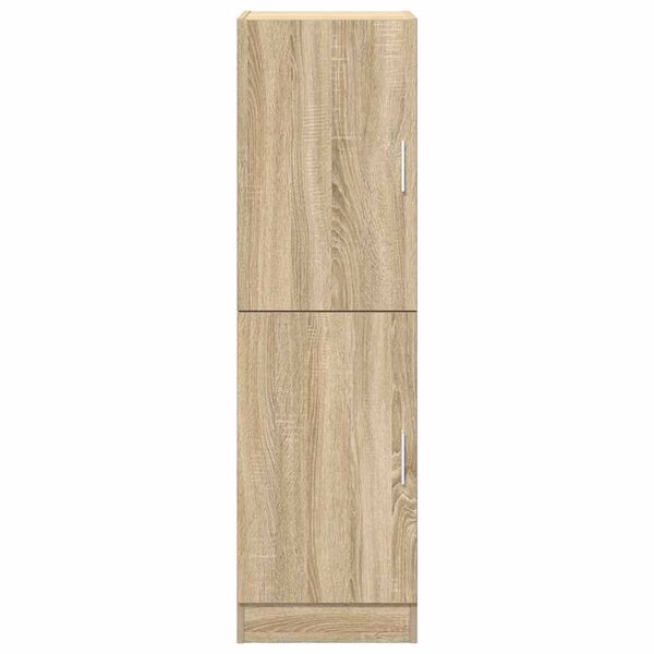 vidaXL Kitchen Cabinet Sonoma oak Engineered wood 51.8H x 15.0W x 16.3D in