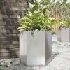 vidaXL Garden Planter Stainless Steel Hexagon 18.1x15.7x17.7 in Durable