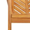 vidaXL Garden Dining Set 5 pcs Brown solid acacia wood