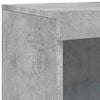 vidaXL Sideboard Concrete Grey Engineered Wood, Glass Large Sideboard