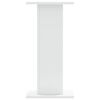 vidaXL Plant Stand White Engineered wood 2 pieces, 11.8x11.8x23.6 in