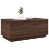 vidaXL Coffee Table Brown Oak Engineered Wood 35.4 x 19.7 x 15.7 in