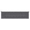 vidaXL Garden Bench Cushion Anthracite Oxford fabric (100% polyester)