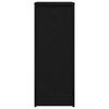 vidaXL Sideboard Black Oak Engineered Wood Small Sideboard Rectangular