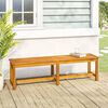 vidaXL Garden Bench Brown Solid acacia wood 59.1 in Durable