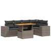 vidaXL Garden Sofa Set Grey