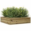 vidaXL Garden Planter Natural wood Treated pine wood Large