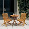 vidaXL Garden Dining Set Natural Teak