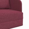 vidaXL Sofa Bed Wine Red 25.59 x 31.50 x 32.68 in Velvet