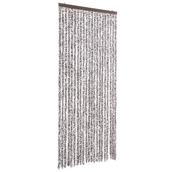 vidaXL Insect Curtain Brown and Beige 35.4x78.7" Chenille
