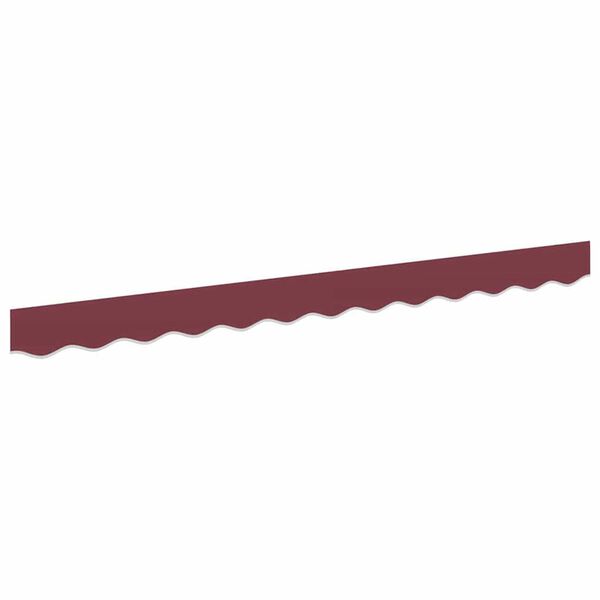 vidaXL Awning Valance Burgundy 2.3 x 0.2 m Canvas