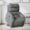 vidaXL Electric Stand Up Massage Recliner Chair Dark Gray
