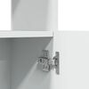 vidaXL Highboard White Engineered wood Tall Highboard Rectangular