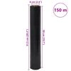 vidaXL Stretch Film 2 pcs Black 20 μm 19.7 " x 492.1 '