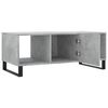 vidaXL Coffee Table Concrete Grey Engineered Wood, Iron Medium