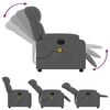 vidaXL Massage Recliner Chair Dark Grey