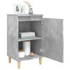 vidaXL Bedside Cabinet Set of 2 Concrete Grey