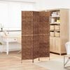 vidaXL Room Divider 3-Panel Brown 48.0x70.9" Water Hyacinth