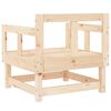 vidaXL Garden Chair Natural wood Solid pine wood Standard Modular