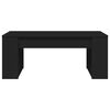 vidaXL Coffee Table Black Engineered wood Small coffee table