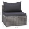 vidaXL Garden Lounge Set Grey