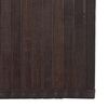 vidaXL Rug Rectangular Dark Brown 27.6x393.7" Bamboo