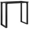 vidaXL Dining Table Legs O-Frame 31.5"x15.7"x28.7" Steel