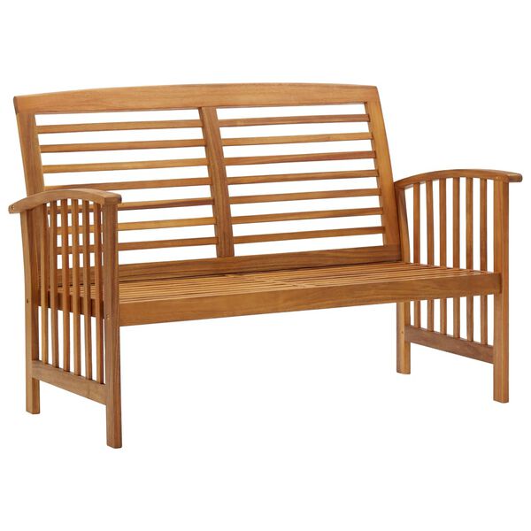 vidaXL Garden Bench Natural Wood Solid Acacia Wood Medium Durable