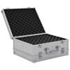 vidaXL Gun Case Aluminum ABS Silver