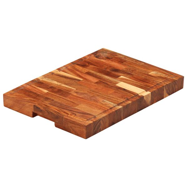 vidaXL Chopping Board 16.5"x11.8"x1.6" Solid Wood Acacia