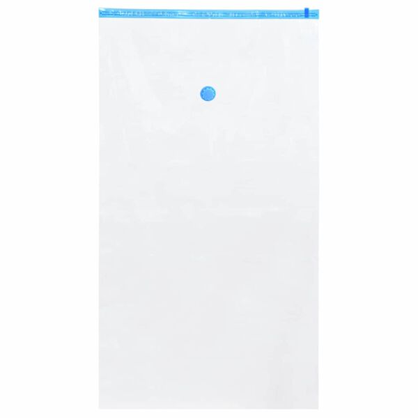 vidaXL Storage Bags 5 pcs Transparent and Blue 47.24 x 27.56 in