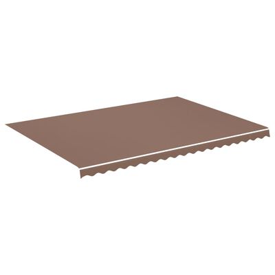 vidaXL Replacement Fabric for Awning Brown 16.4'x11.5'