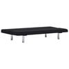 vidaXL Sofa Bed Black Fabric