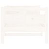 vidaXL Day Bed White Solid pine wood, plywood Single