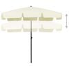 vidaXL Beach Parasol Sand Yellow 78.7"x49.2"