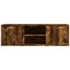 vidaXL TV Cabinet Smoked Oak Engineered Wood Medium TV Cabinet