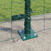 vidaXL Fence with Posts Green 1.2 x 25 m Steel