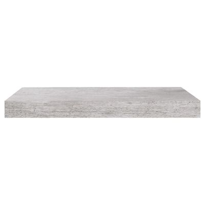 vidaXL Floating Wall Shelf Concrete Gray 19.7"x9.1"x1.5" MDF