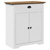 vidaXL Bathroom Sink Cabinet White and Brown