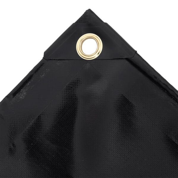 vidaXL Tarpaulin 2.1 oz/ft² 4.9'x32.8' Black