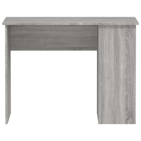 vidaXL Desk Grey Sonoma Engineered wood Medium Desk Rectangular