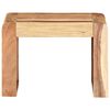 vidaXL Side Table Natural Wood Solid Acacia wood Small Durable