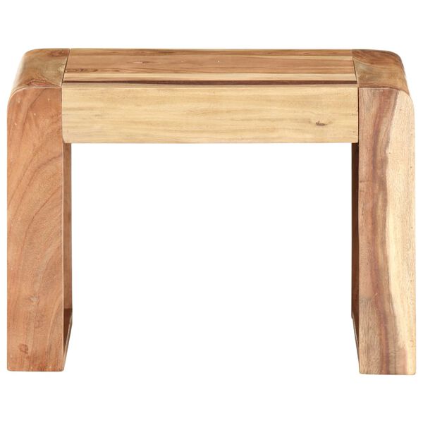 vidaXL Side Table Natural Wood Solid Acacia wood Small Durable
