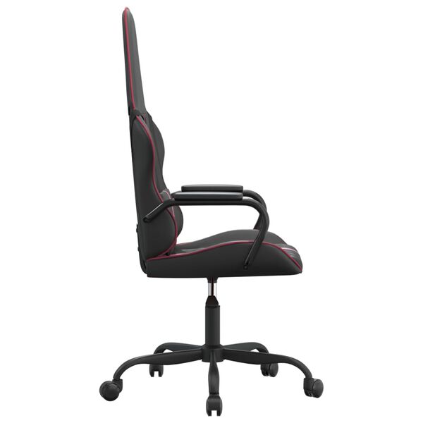 vidaXL Gaming Chair Black Faux leather, metal, plywood Standard