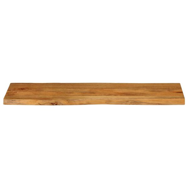 vidaXL Table Top Natural Solid mango wood with oak finish 43.3 x 15.7 in