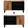 vidaXL TV Units with Shelf Solid Acacia Wood 31.50 x 12.40 x 18.11 in