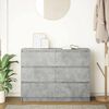 vidaXL Sideboard Concrete grey Engineered wood 39.4 in x 13.8 in x 29.9 in