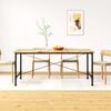 vidaXL Dining Table Solid Mango Wood 70.9"