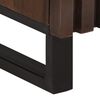 vidaXL Highboard Brown Solid mango wood, steel Highboard Rectangular